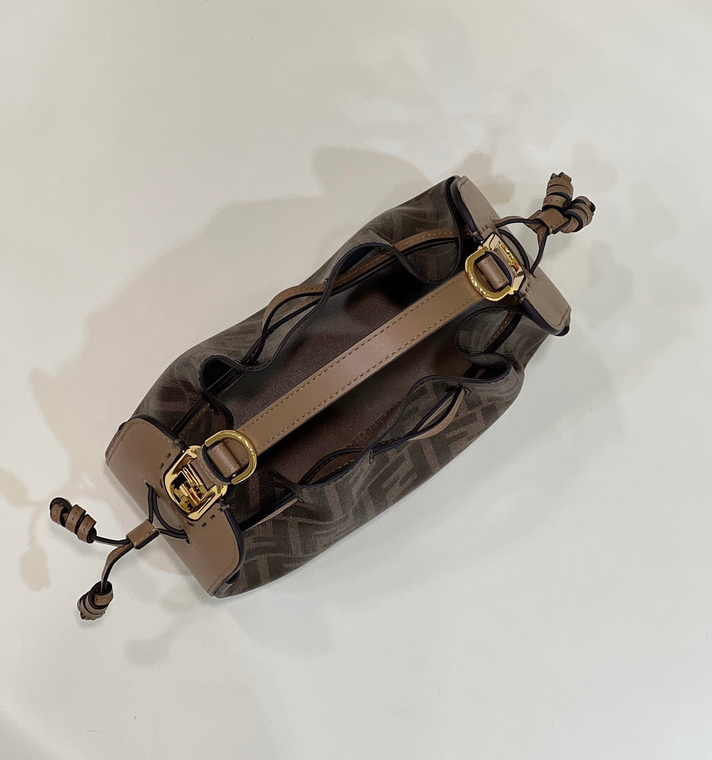 FENDI FF Drawstring Dumpling Bag