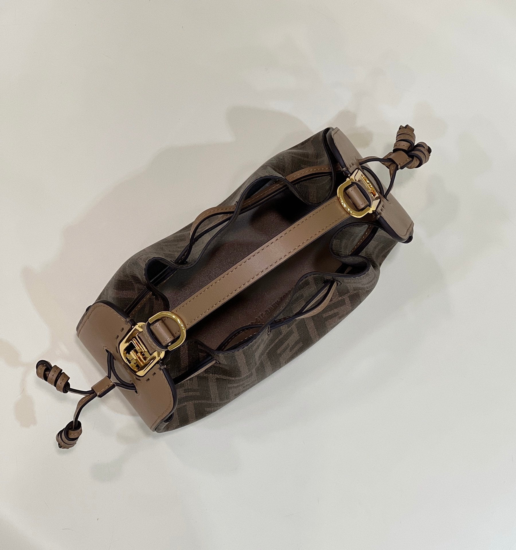 FENDI FF Drawstring Dumpling Bag