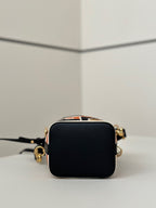FENDI Denim FF Mini Bucket Bag