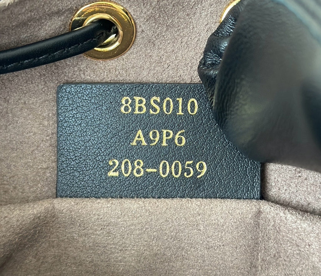 FENDI Denim FF Mini Bucket Bag