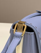 FENDI Saddle Runway Leather Handbag