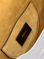 FENDI Saddle Runway Leather Handbag