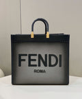 FENDI Sunshine Shopper Leather Tote