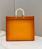 FENDI Sunshine Shopper Leather Tote