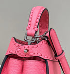 FENDI Peekaboo Leather Handbag