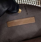 FENDI Houndstooth FF Embroidered Tote