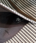 FENDI Houndstooth FF Embroidered Tote