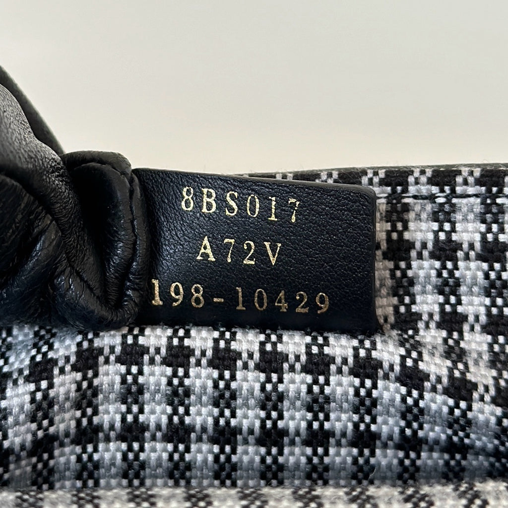 FENDI Houndstooth FF Mini Baguette