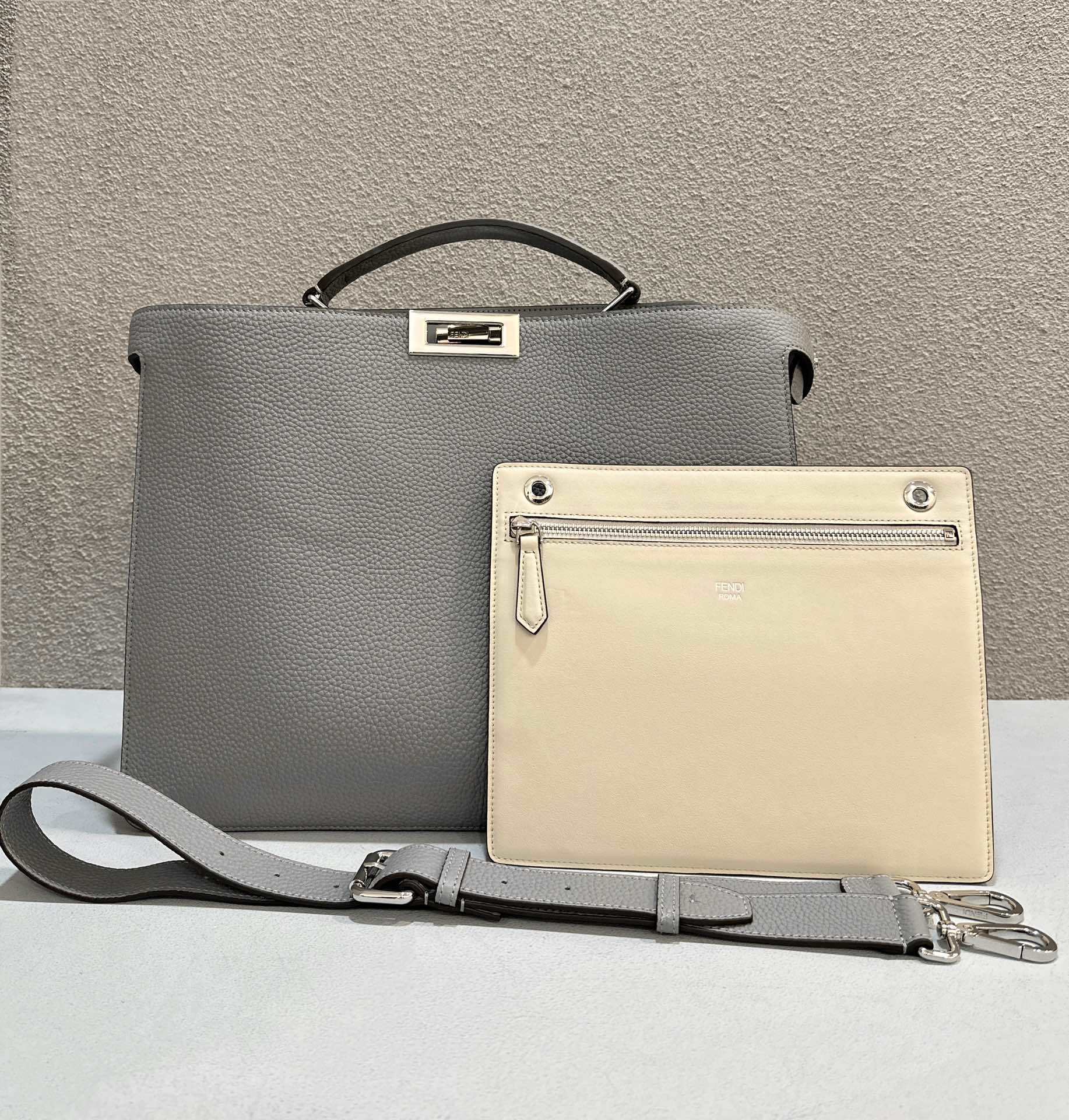 FENDI Men’s Peekaboo ISeeU Large Handbag