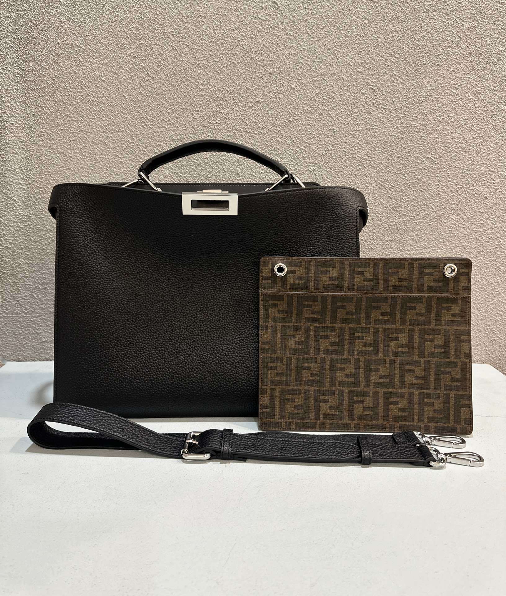 FENDI Men’s Peekaboo ISeeU Large Handbag