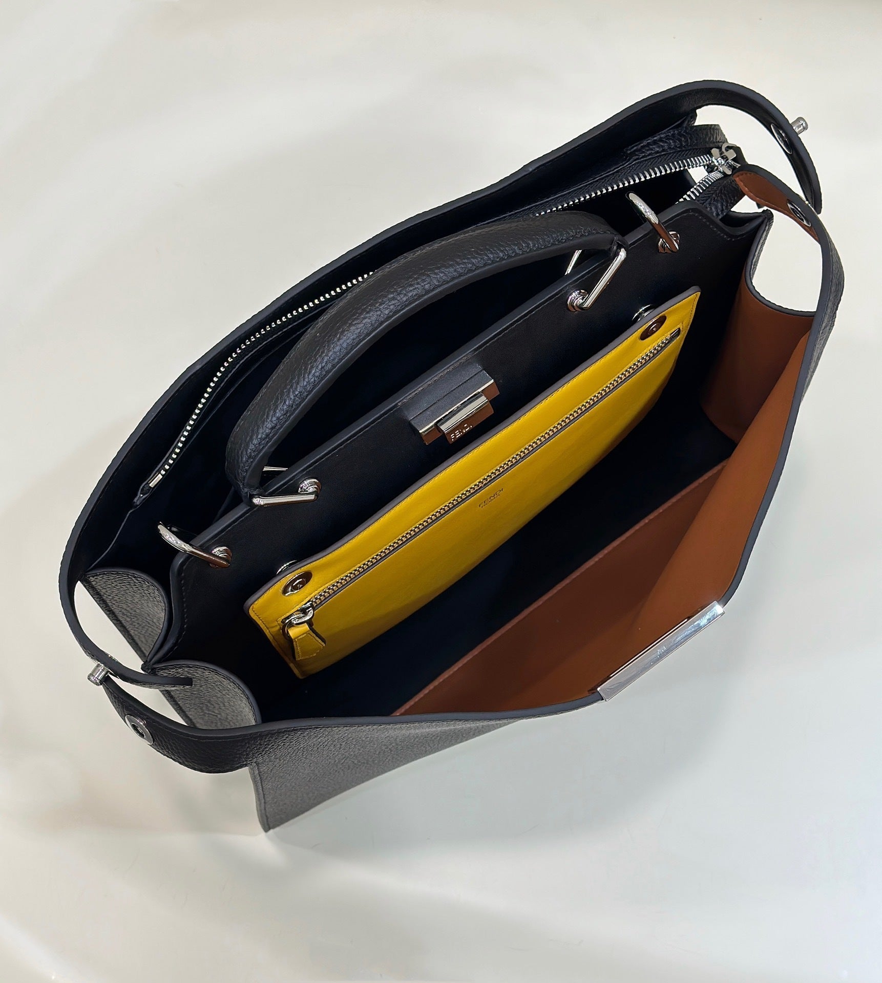 FENDI Men’s Peekaboo ISeeU Large Handbag