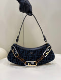 FENDI O’Lock Acrylic Handle Clutch