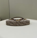 FENDI O’Lock Acrylic Handle Clutch