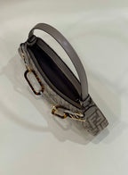 FENDI O’Lock Acrylic Handle Clutch