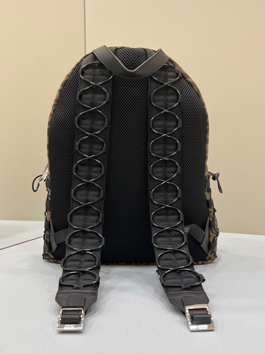 FENDI FF Canvas Backpack