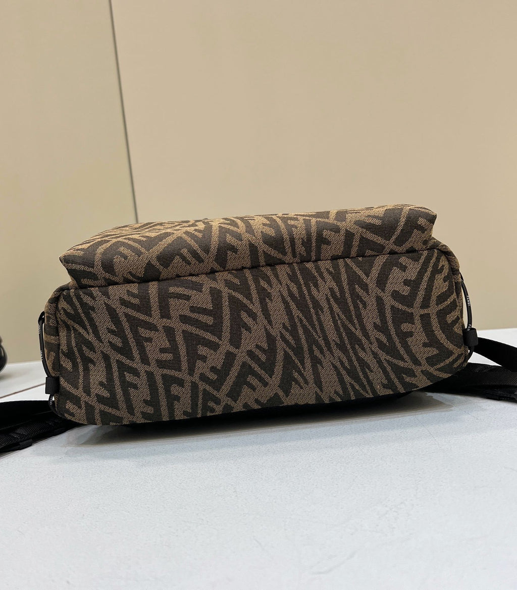 FENDI FF Canvas Backpack