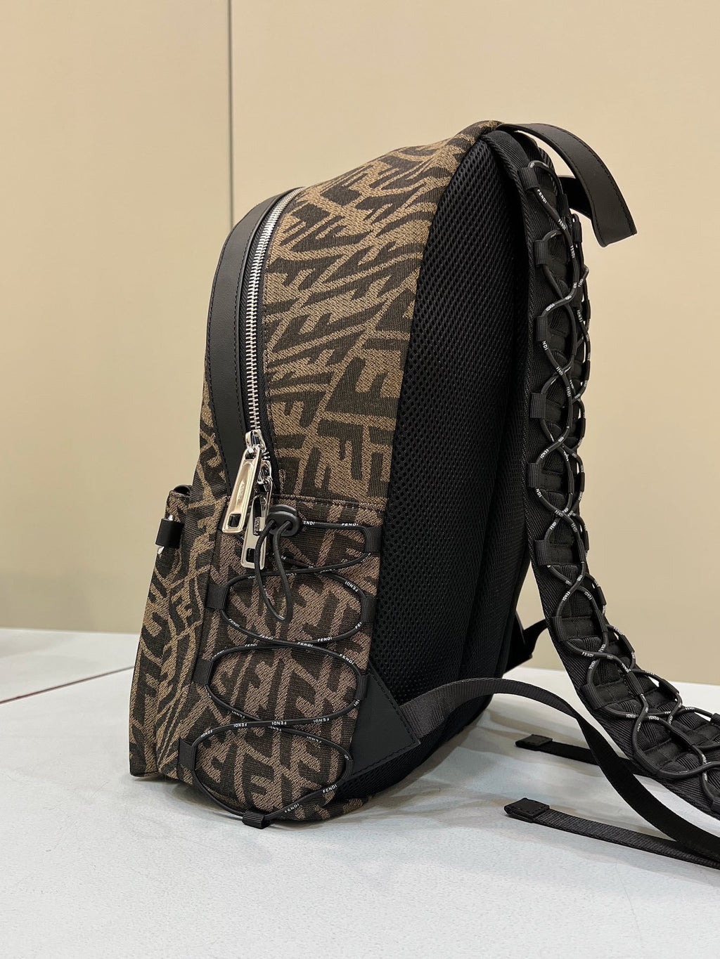 FENDI FF Canvas Backpack