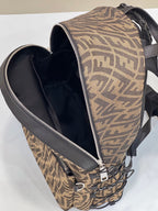 FENDI FF Canvas Backpack
