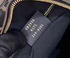 FENDI FF Logo Embossed Leather Backpack