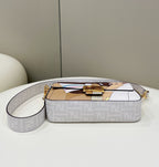 FENDI Baguette Medium FF Fabric Handbag