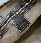 FENDI FF Canvas Large Underarm Bag