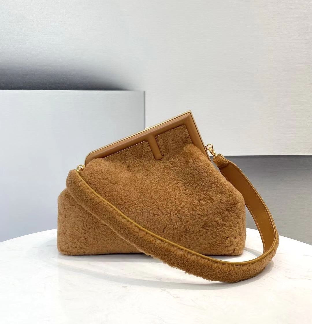 FENDI First Shearling Handbag