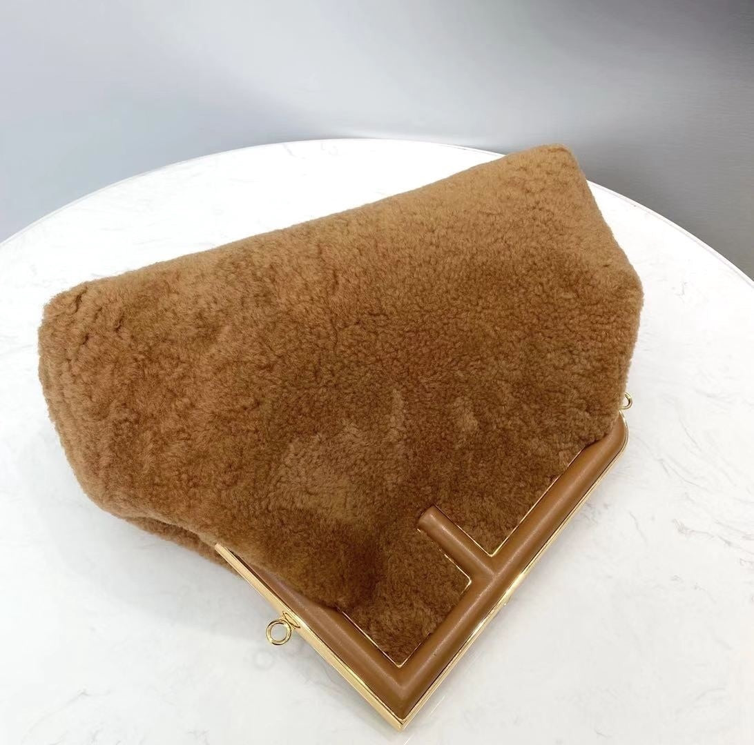 FENDI First Shearling Handbag