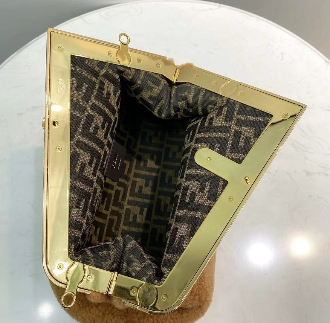FENDI First Shearling Handbag