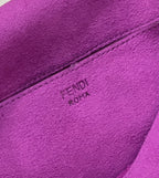 FENDI 3D FF Chain Baguette Handbag