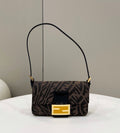 FENDI Baguette Leather Handbag