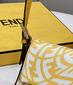 FENDI Baguette Leather Handbag