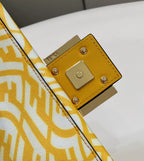 FENDI Baguette Leather Handbag