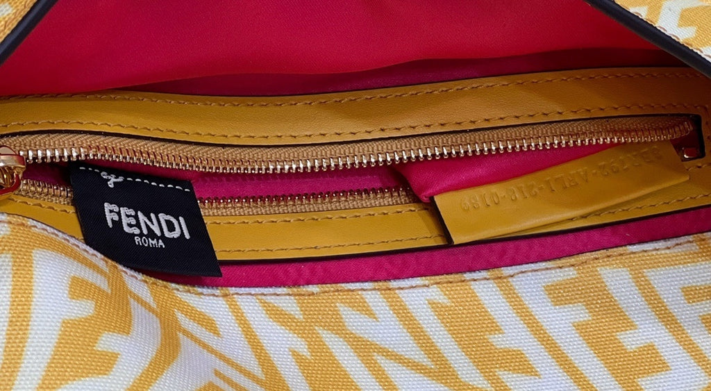 FENDI Baguette Leather Handbag