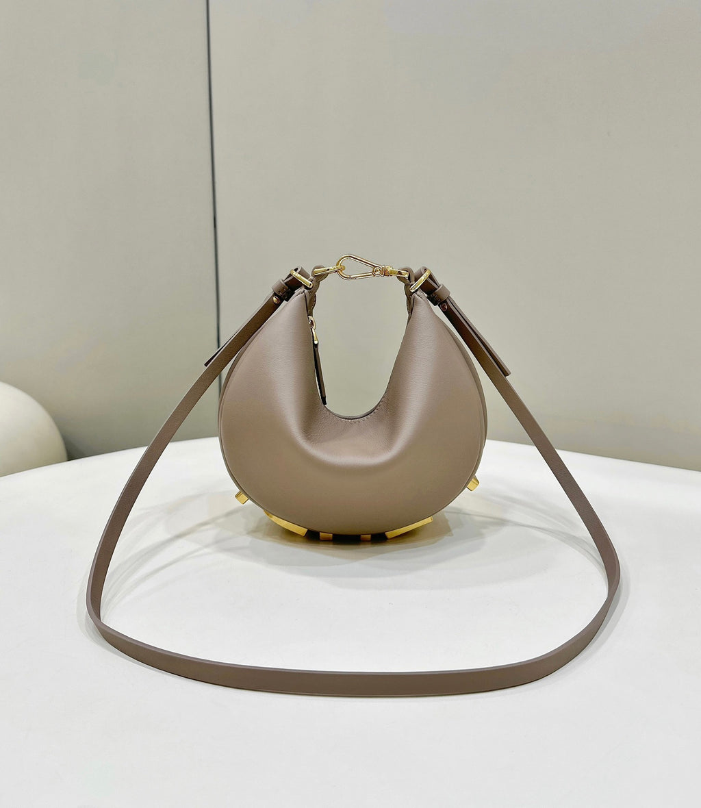 FENDI Fendigraphy Mini Leather Handbag
