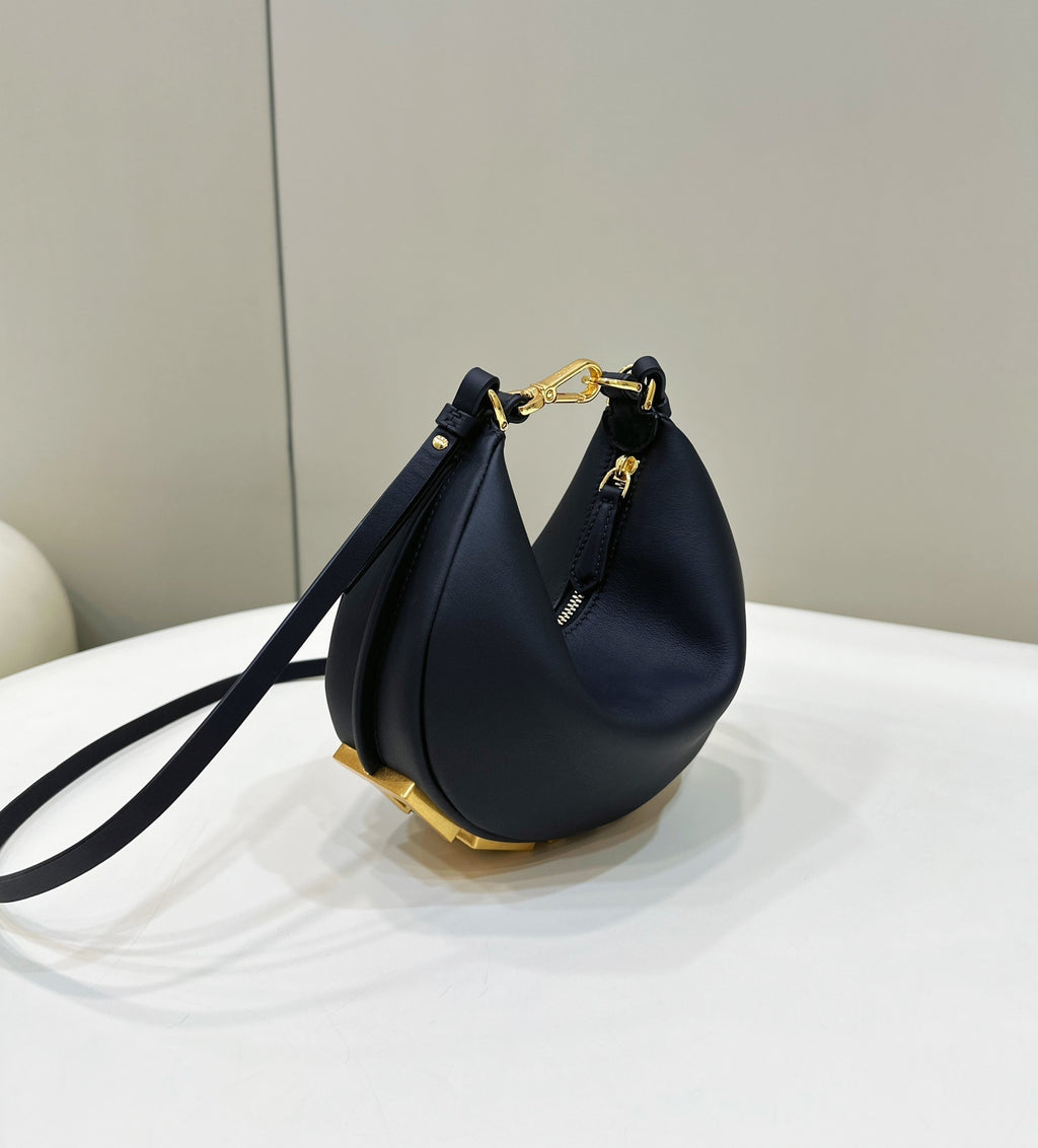 FENDI Fendigraphy Mini Leather Handbag