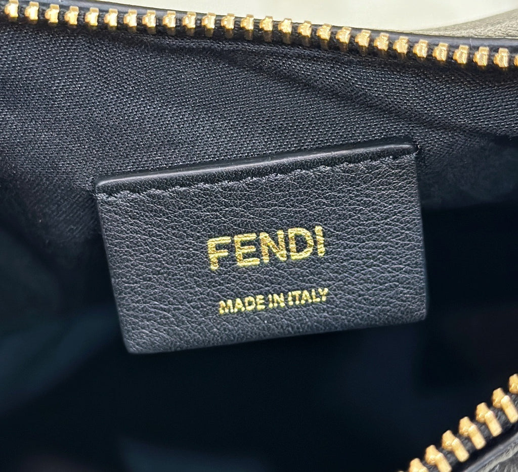 FENDI Fendigraphy Mini Leather Handbag