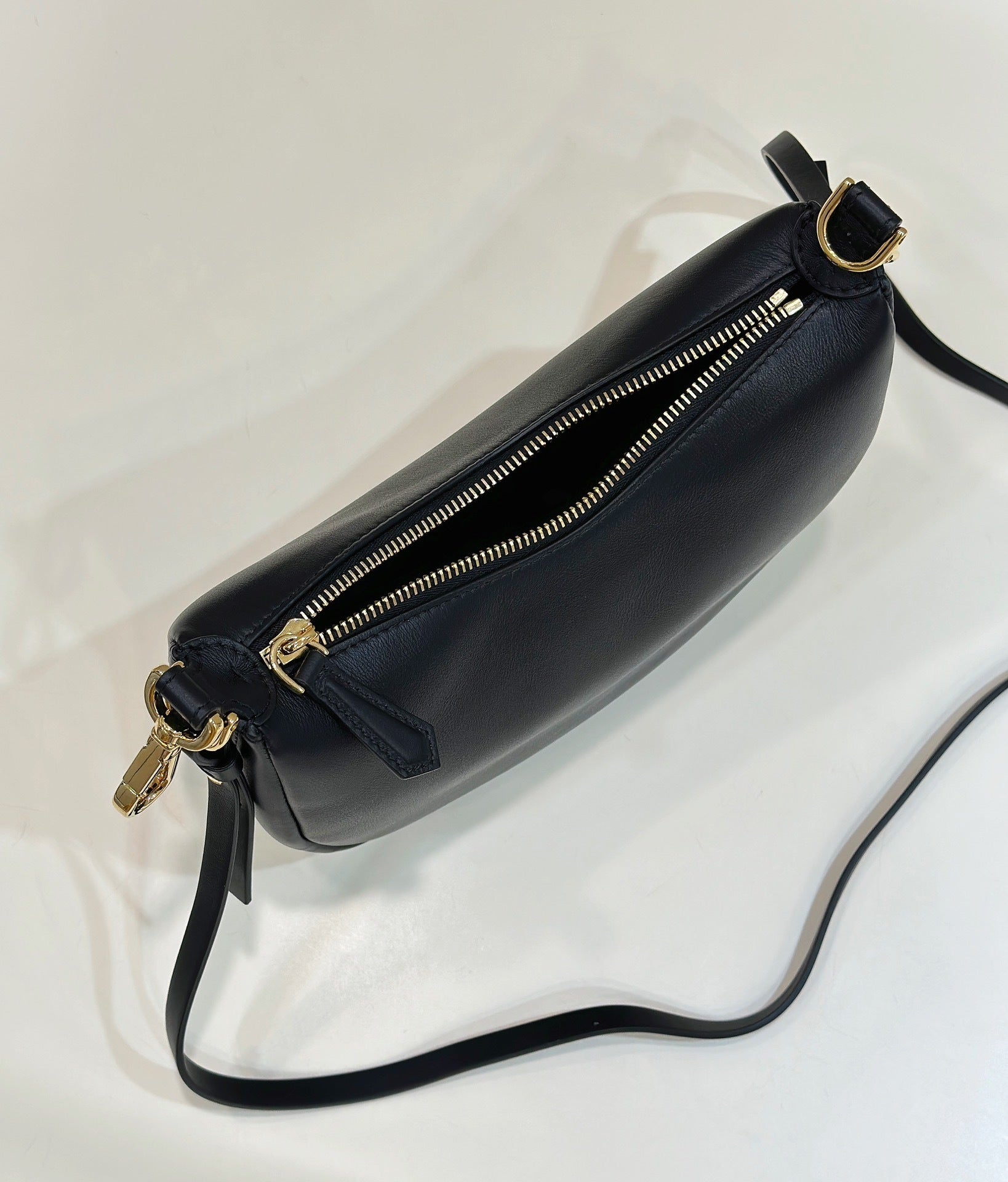 FENDI Fendigraphy Mini Leather Handbag
