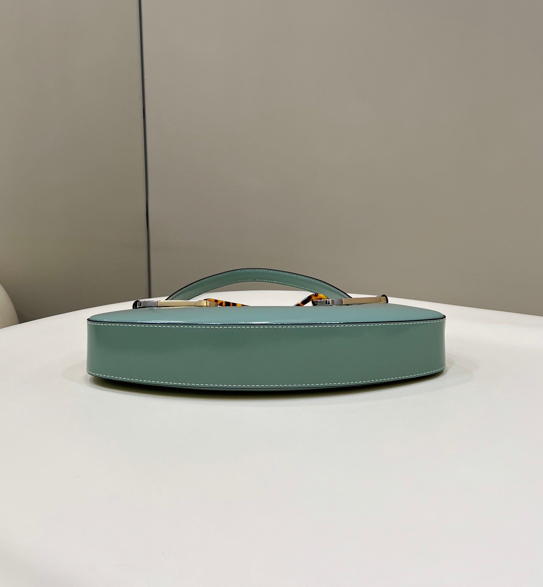 FENDI O’Lock Acrylic Handle Clutch