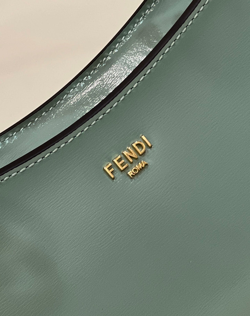 FENDI O’Lock Acrylic Handle Clutch