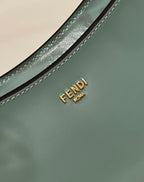FENDI O’Lock Acrylic Handle Clutch