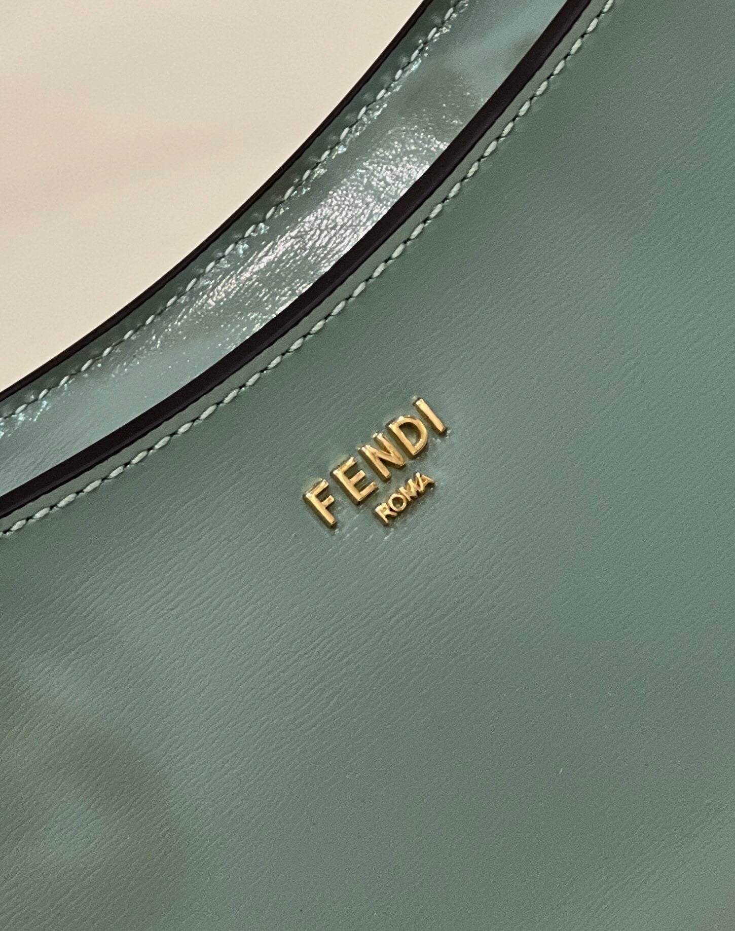 FENDI O’Lock Acrylic Handle Clutch