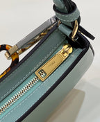 FENDI O’Lock Acrylic Handle Clutch