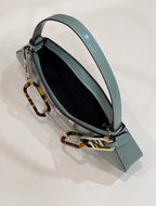 FENDI O’Lock Acrylic Handle Clutch