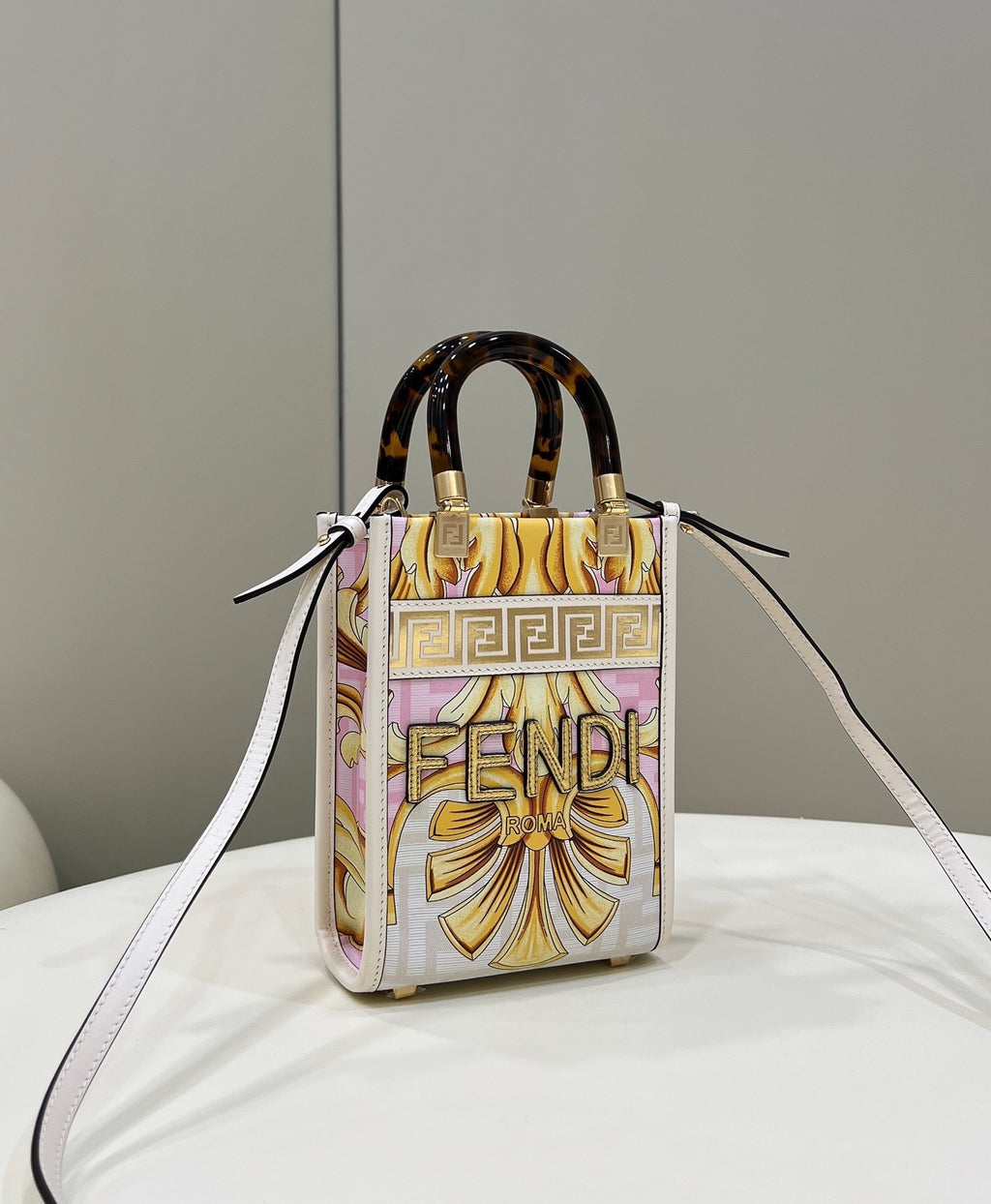 FENDI x Versace Mini Tote Handbag