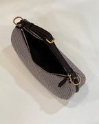FENDI Crescent Underarm Denim Handbag