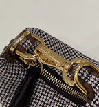 FENDI Crescent Underarm Mini Denim Handbag