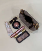 FENDI Crescent Underarm Mini Denim Handbag