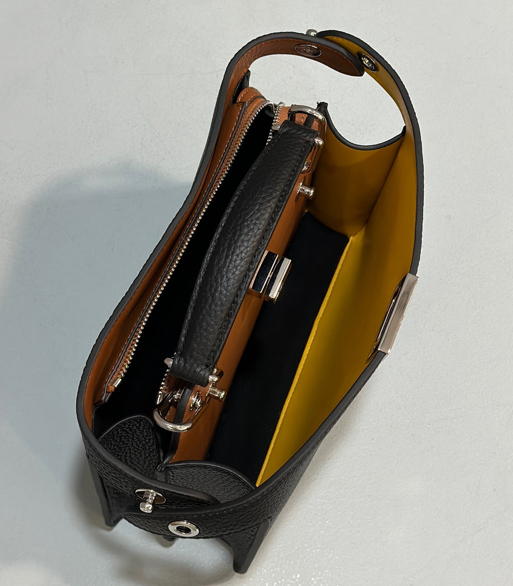 FENDI Men’s Peekaboo ISeeU Leather Handbag