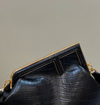 FENDI First Large Leather Handbag
