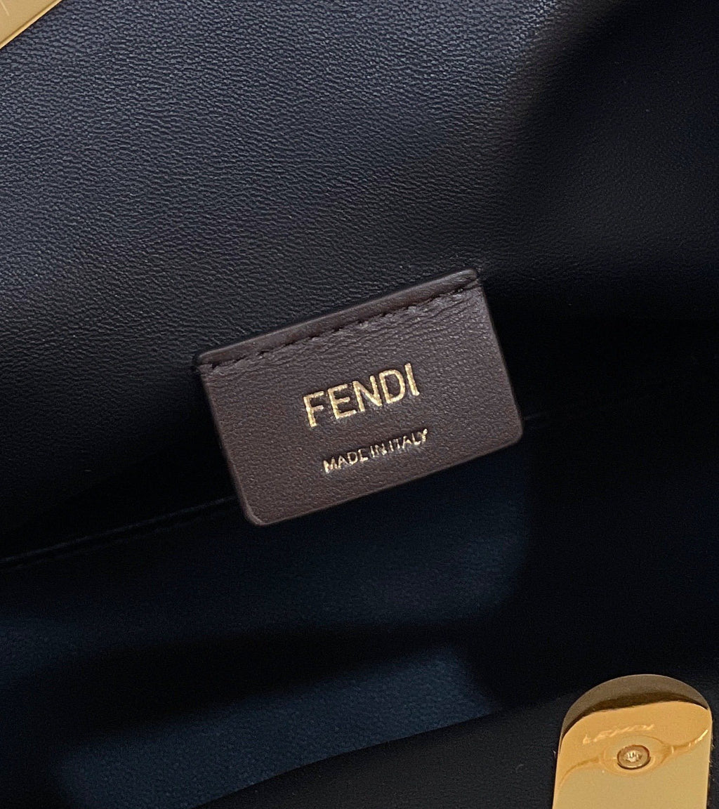 FENDI First Large Leather Handbag